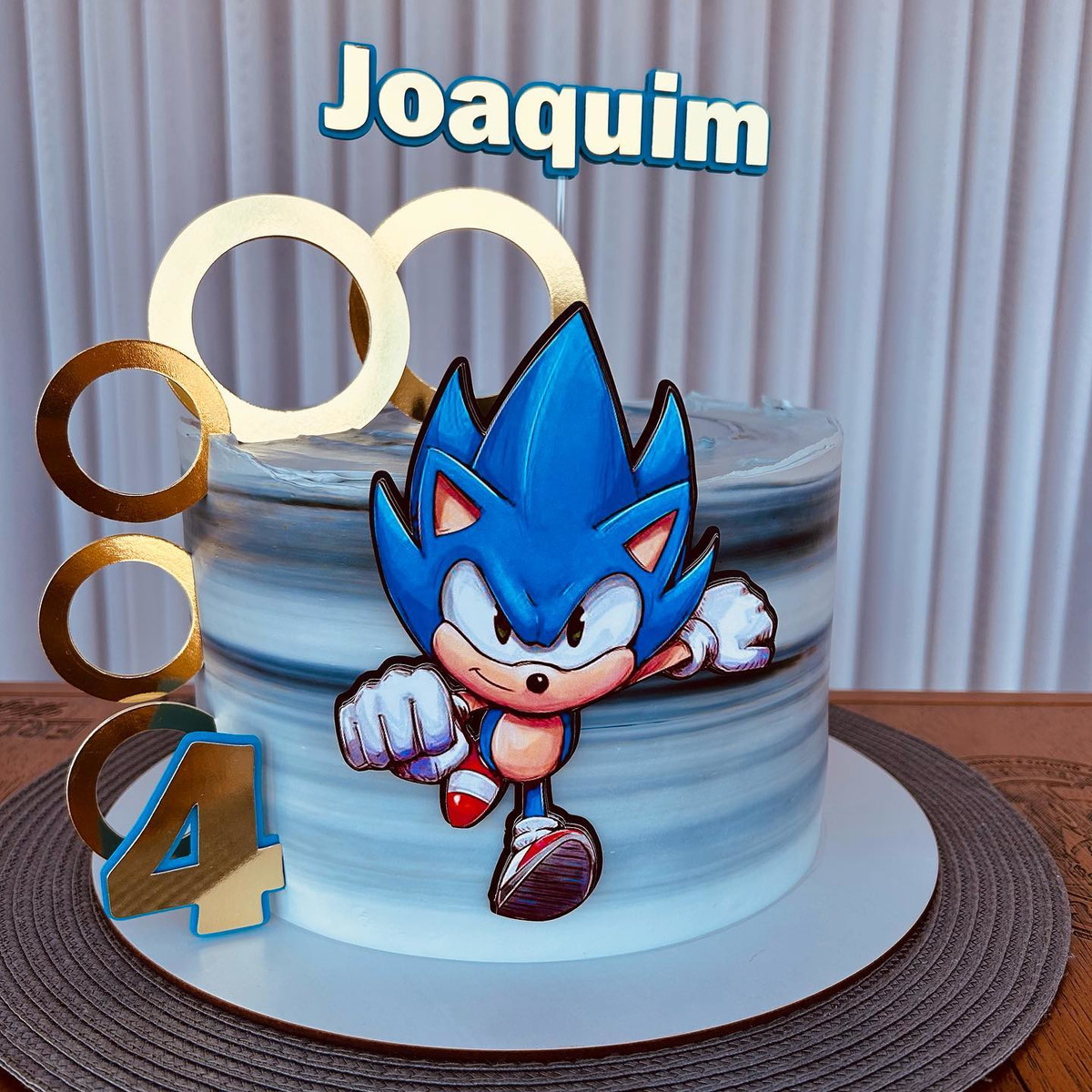 #034 - Arquivo de Corte Topo de Bolo - Sonic