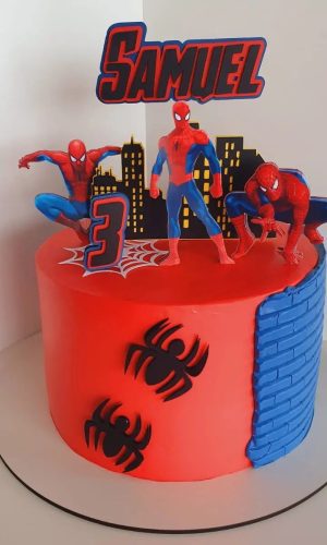 #066 - Arquivo de Corte Topo de Bolo - Homem Aranha