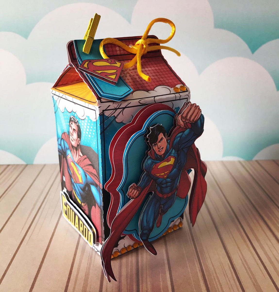 #1951 Arquivo de corte Super Homem STUDIO, PDF E PNG - Imagem 4