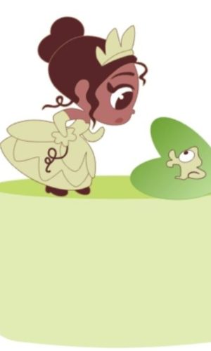 #2051 Arquivo de corte Topo de Bolo Princesa Tiana CAMADAS