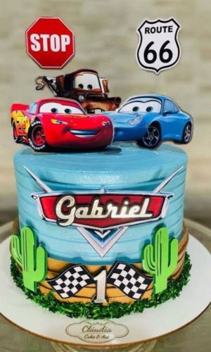 229 - Arquivo de Corte Topo de Bolo Carros Disney