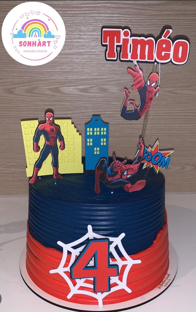 3 Arquivos Digitais Topo Spider Man Homem Aranha Camadas - Imagem 2