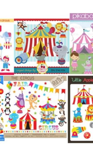 30 KITS DIGITAIS DE CIRCO