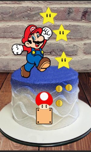 Arquivo de Corte Super mario em camada