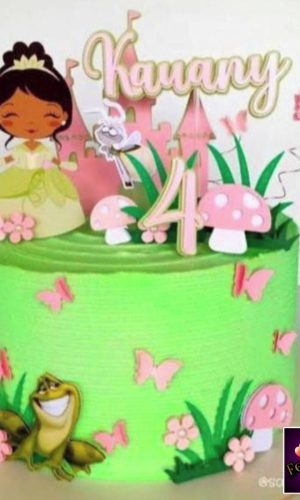 Arquivo Digital Topo de Bolo Princesa Tiana