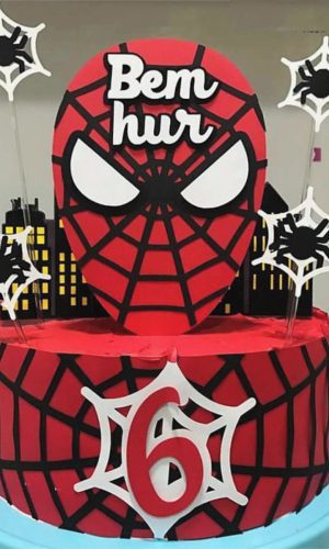 ARQUIRVO DE CORTE-TOPO DE BOLO-TOPO DE BOLO 001-HOMEM ARANHA