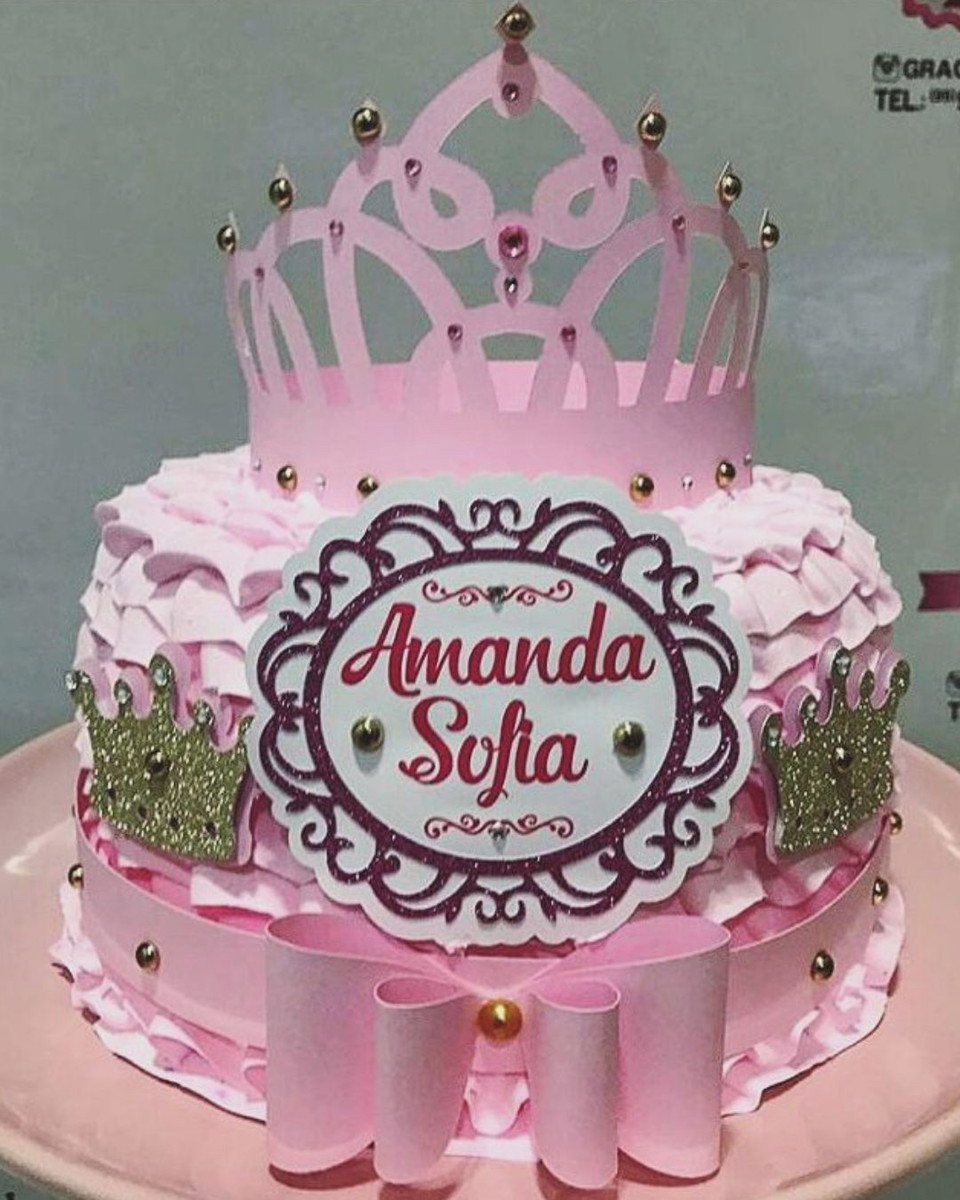 ARQUIRVO DE CORTE-TOPO DE BOLO-TOPO DE BOLO 001- PRINCESA