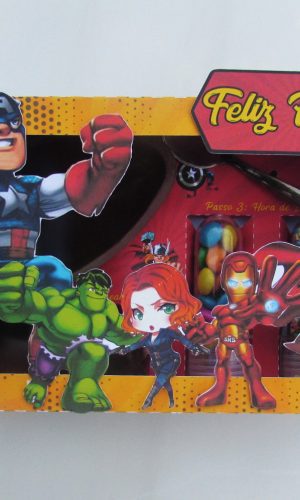 Arquivo Corte - Kit Confeiteiro Vingadores