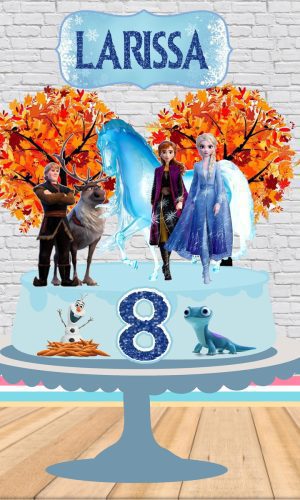 Arquivo Corte topo de bolo Frozen 2 Studio/PDF