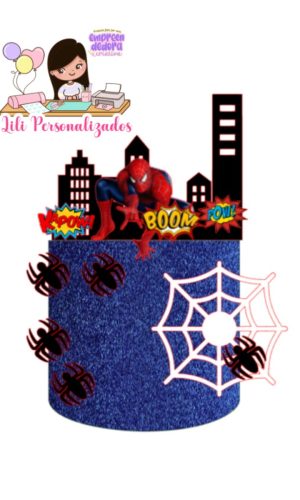 Arquivo Corte Topo de Bolo Homem Aranha 03 +2brindes