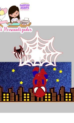Arquivo Corte Topo de Bolo Homem Aranha Lili 02 +2brindes
