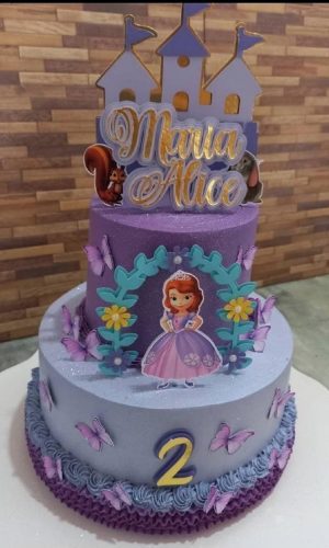 Arquivo Topo Bolo Princesa Sofia + 4 Arquivos a Sua Escolha