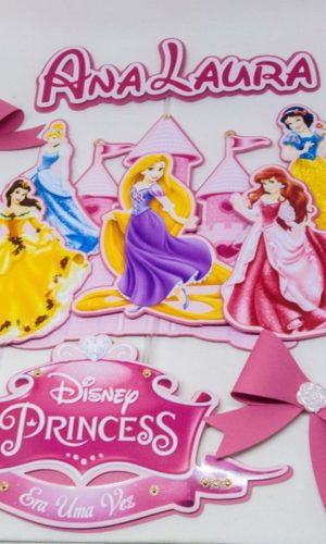 Arquivo Corte Topo de Bolo Princesas Disney #2740 Studio