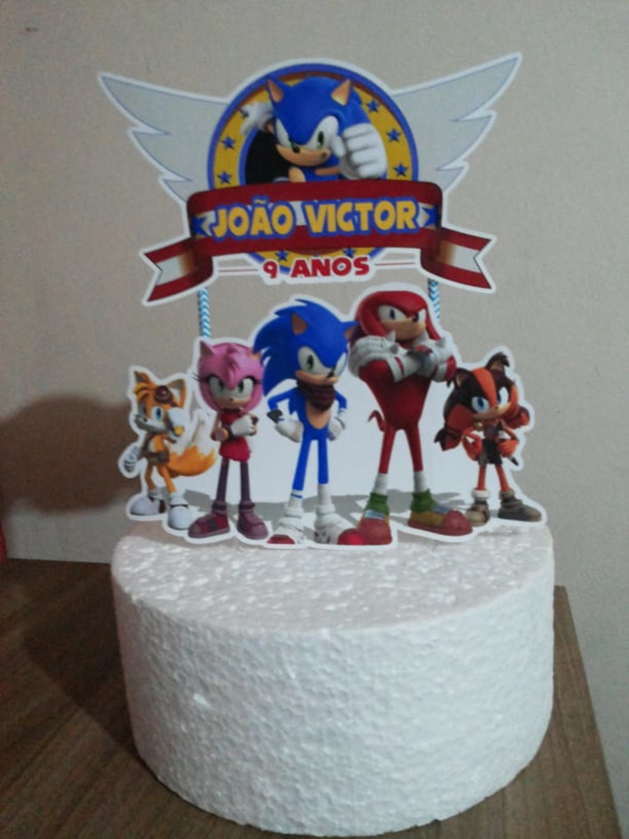 Arquivo Corte -TOPO de bolo sonic-STUDIO