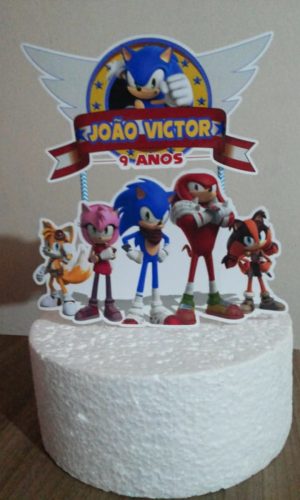 Arquivo Corte -TOPO de bolo sonic-STUDIO