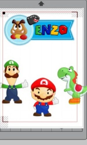 Arquivo Corte Topo de Bolo Super Mario
