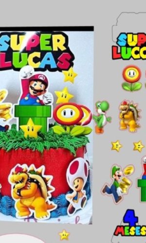 Arquivo Corte Topo de Bolo Super Mario
