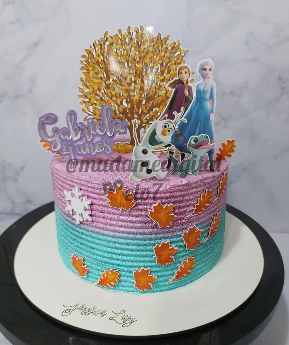 Kit com 5 arquivos de corte: 02-FROZEN PRINT CUT