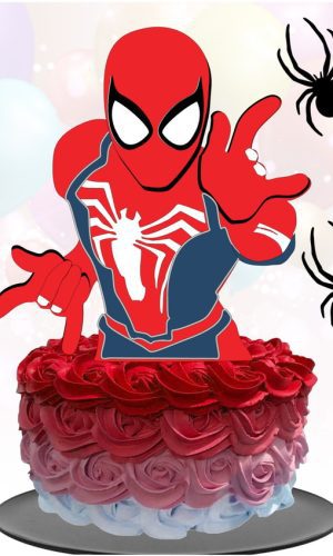 Kit com 5 arquivos de corte 06-HOMEM ARANHA TOPO EM CAMADAS