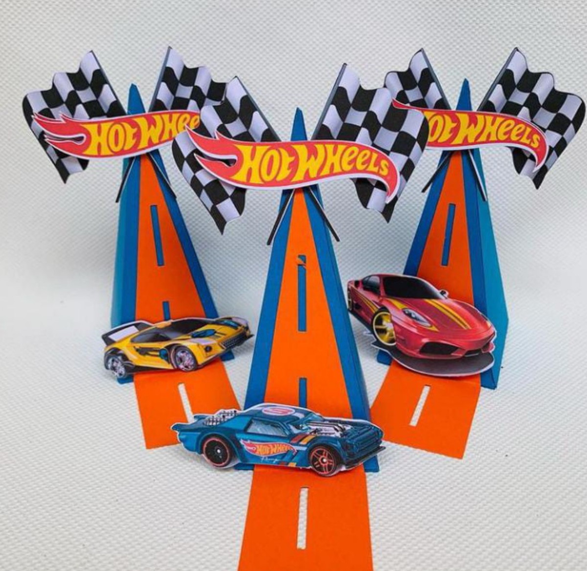 Arquivo de Corte Caixa Cone Pista Hot Wheels
