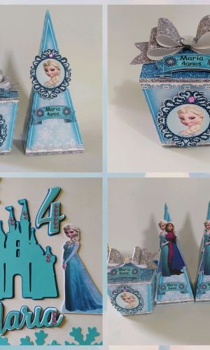 Arquivo de corte Caixa Frozen+4arquivos
