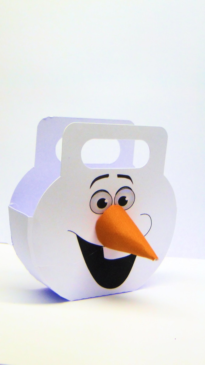 Arquivo de corte caixa Olaf frozen -007