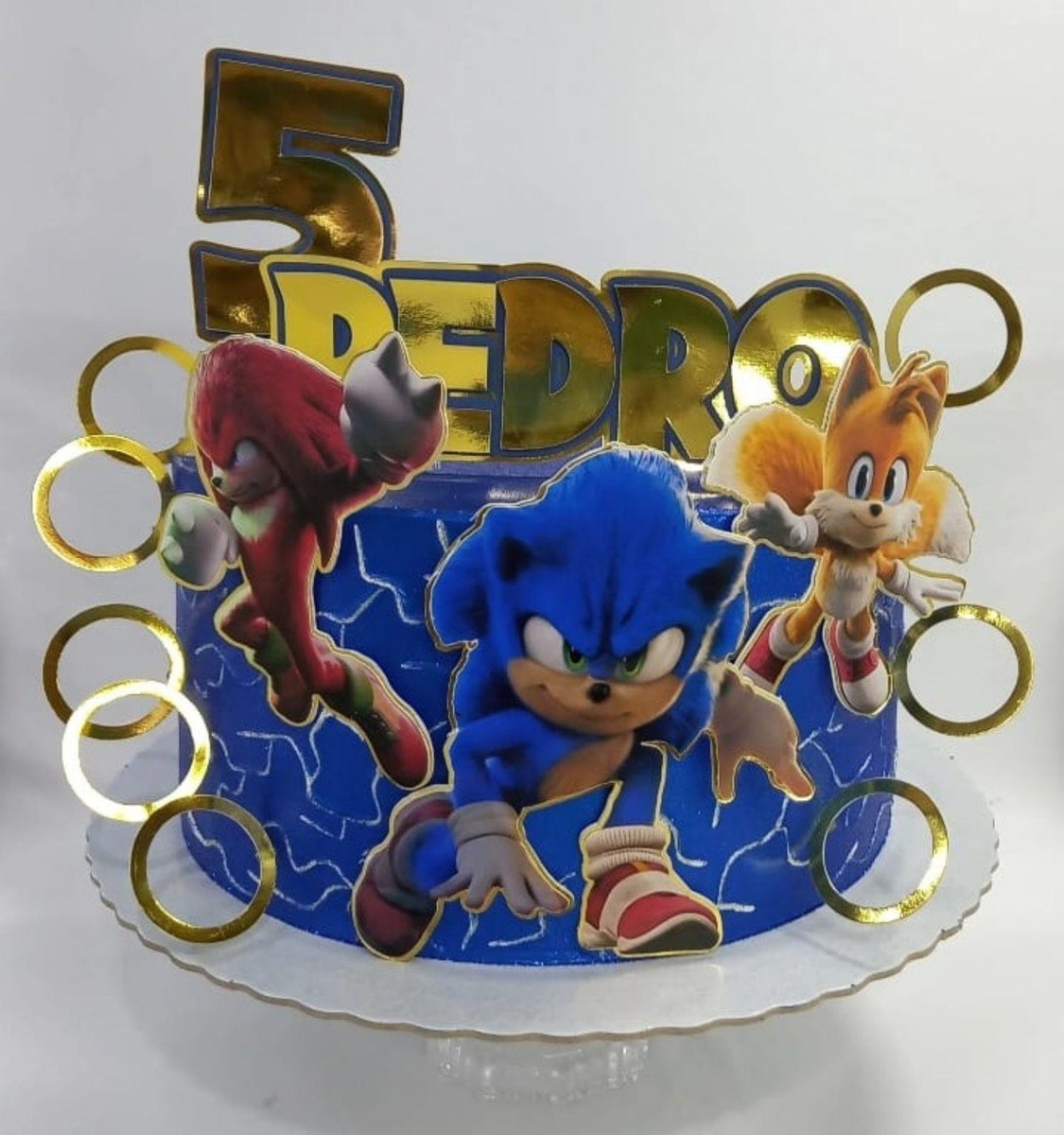 Arquivo de Corte de Topo de Bolo Sonic #646