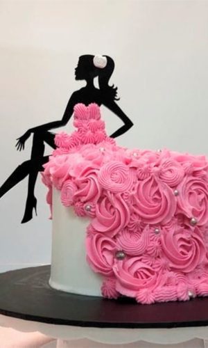 Arquivo de Corte Topo de Bolo Silhueta Barbie 2 + BRINDE