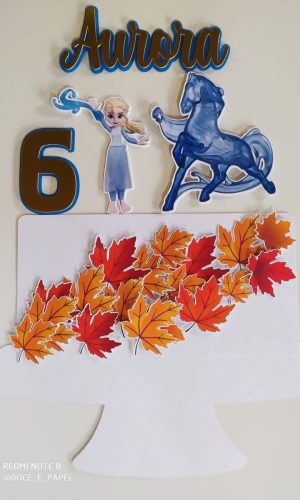 Arquivo de corte Frozen outono mod aurora+brinde