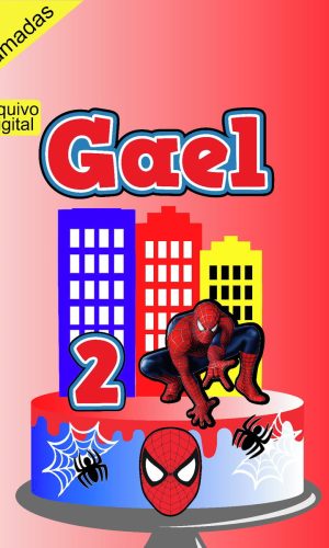 Arquivo de Corte Homem Aranha Gael - Cod076