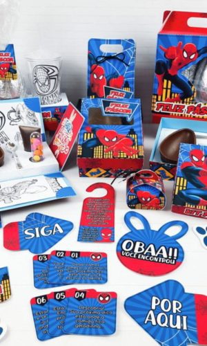 Arquivo de Corte Kit Páscoa Homem Aranha Studio pdf