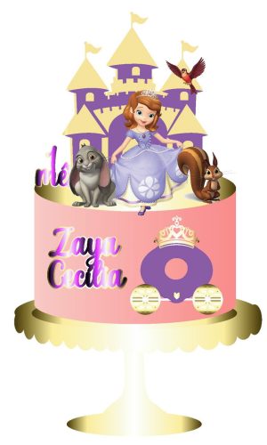 Arquivo De Corte Princesa Sofia Modelo Zaya