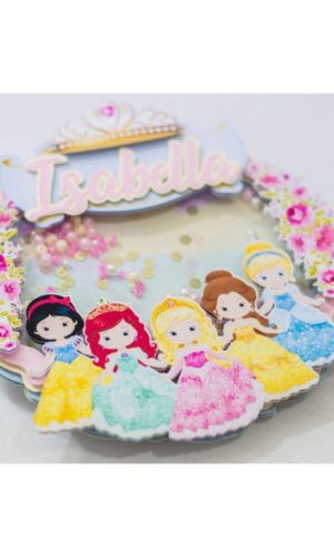 Arquivo de corte Princesas Topper de Bolo STUDIO PDF