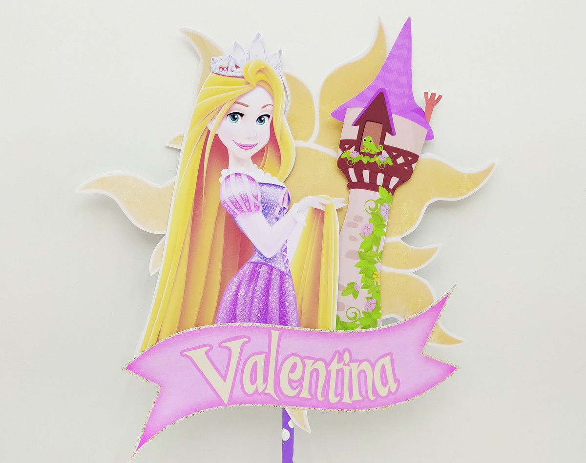 Arquivo de Corte Rapunzel Stúdio/pdf/png #5439 - Imagem 2