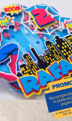 Arquivo De Corte Shaker Topo De Bolo Homem Aranha