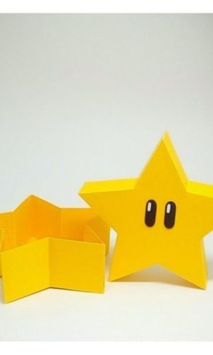 Arquivo de Corte Silhouette - Caixa estrela Super Mario