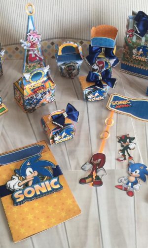 Arquivo de corte Sonic em studio e PDF