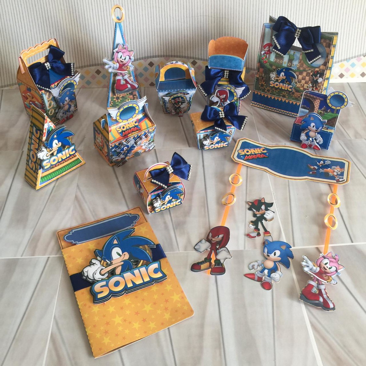 Arquivo de corte Sonic em studio e PDF