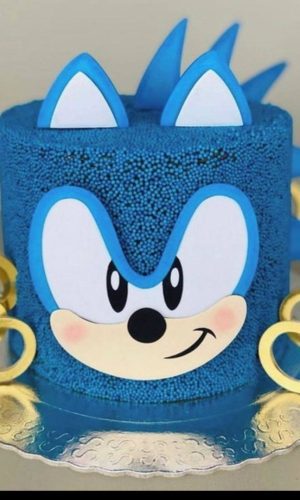 Arquivo de Corte Topo de Bolo Sonic