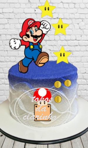 Arquivo de Corte Super Mario em Camada