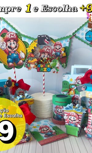 Arquivo de Corte Super Mario Lina - Studio, pdf e Png