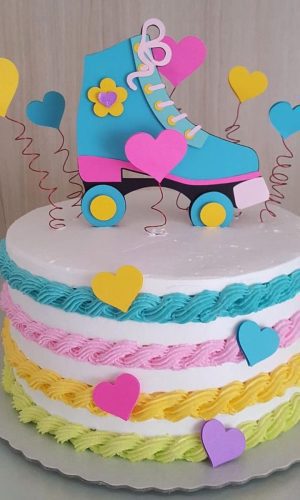 Arquivo de Corte Topo de Bolo Patins