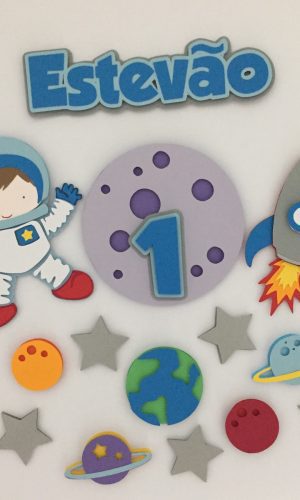 Arquivo de corte topo bolo astronauta