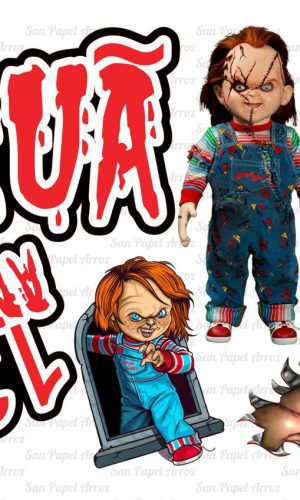 Arquivo de Corte Topo Bolo Chucky
