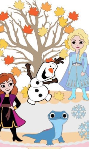 Arquivo de Corte Topo Bolo Frozen 2