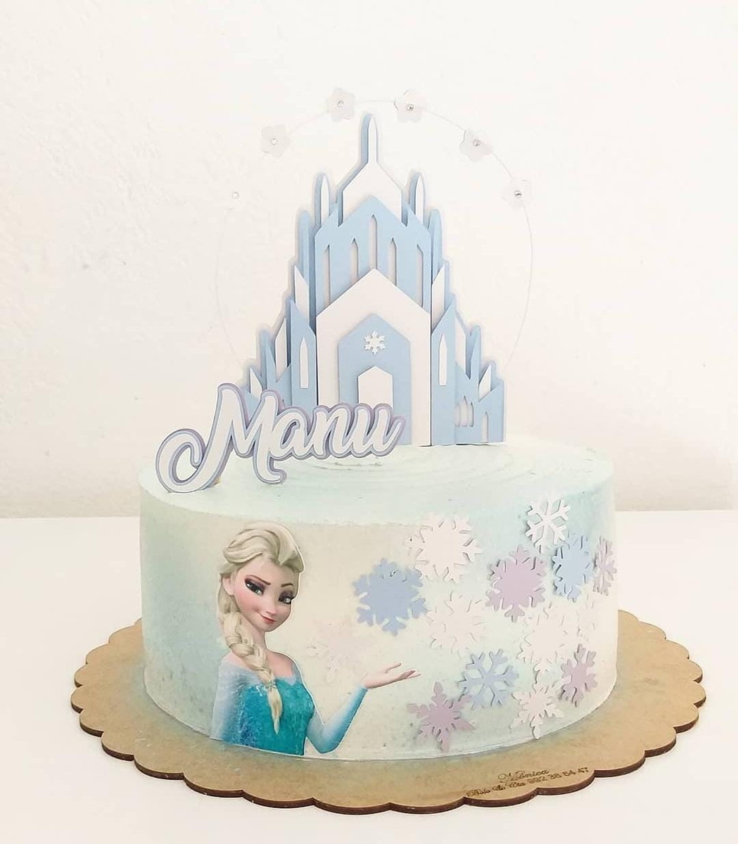 Arquivo de corte Topo bolo Frozen (Kit leve 4)
