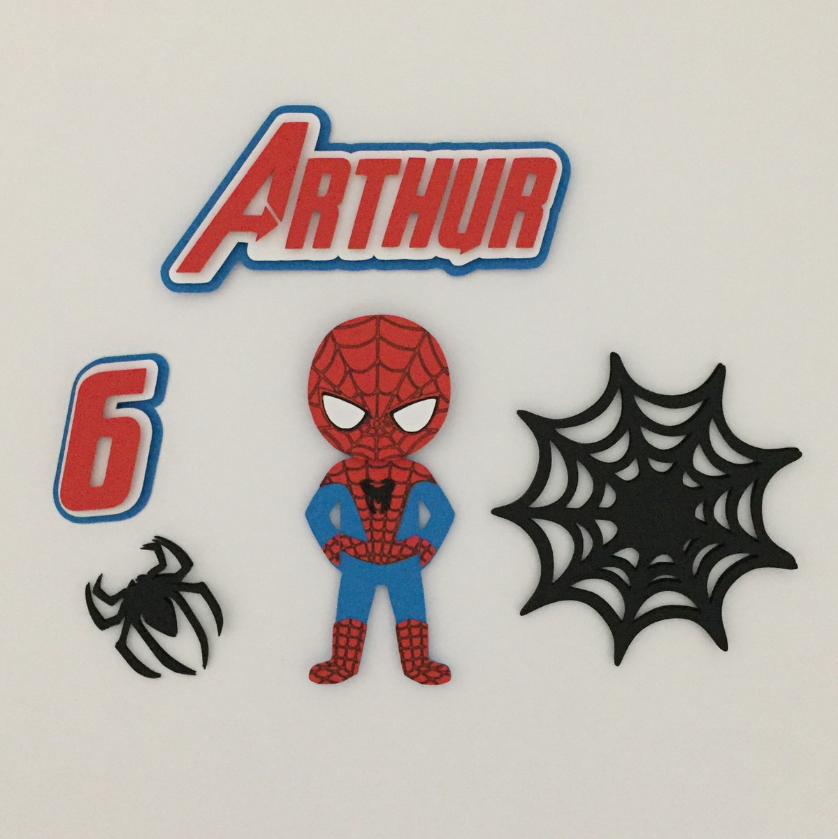 Arquivo de corte topo bolo homem aranha cute - Imagem 2