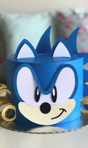 Arquivo de Corte Topo Bolo Sonic
