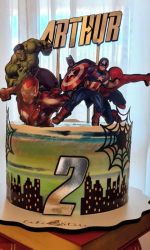 Arquivo de corte Topo Bolo Vingadores