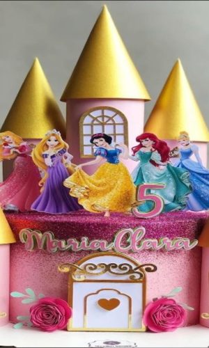 Arquivo de Corte Topo Castelo Princesas studio -COD-276